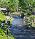 Families Trout Fishing